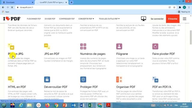 Excel-Conversion d’un fichier Excel du type PDF en JPG смотреть онлайн