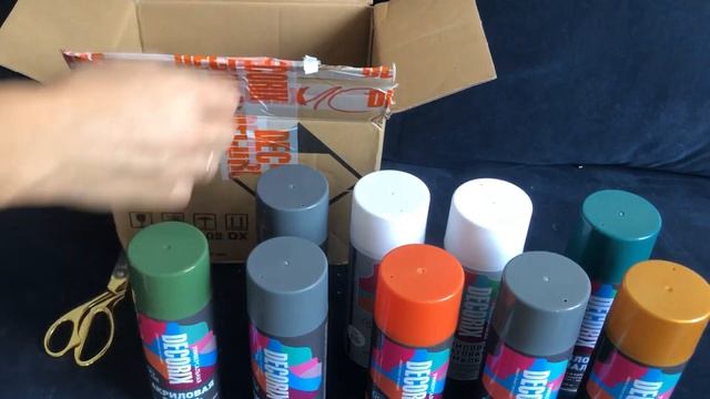 Обзор Аэрозольных красок DECORIX смотреть онлайн