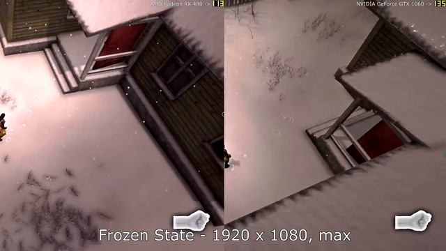 Frozen State - Radeon RX 480 vs GeForce GTX 1060 comparison смотреть онлайн