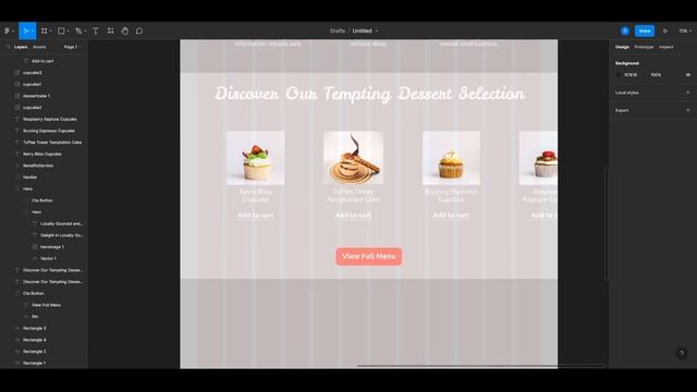 Designing a Lovely Bakery Website UI Design in Figma - Speed Art Tutorial смотреть онлайн