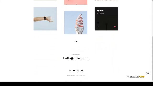 Ariko - Minimal Portfolio WordPress Theme for Creatives responsive masonry Sayaka смотреть онлайн