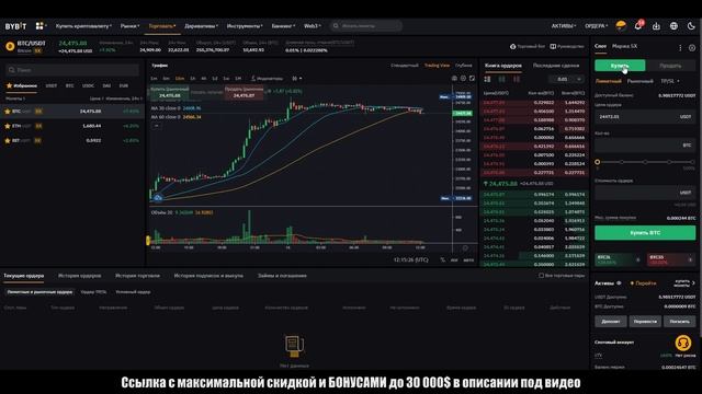 Спот Bybit (Байбит)! Спотовая торговля на Bybit! Как торговать на споте Bybit! Спотовая биржа Bybit смотреть онлайн