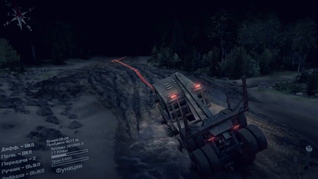 22. SpinTires (карта Широкая река) смотреть онлайн