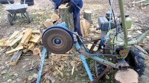 Дровокол с приводом от мотоблока.