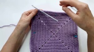 Магнолия. Вязаный шоппер.