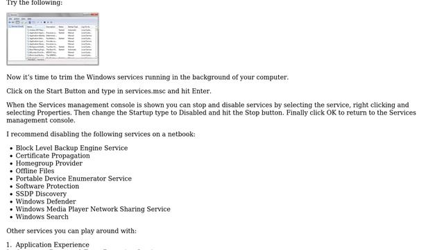 Tips For Improving Windows 7 Performance On A Netbook (5 Solutions!!)