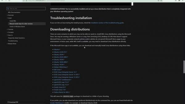 Установка WSL/WSL2 в Windows 10.
