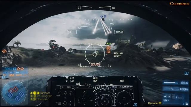 ★31★ Battlefield 3 - F-35 vs FLANKER-E Funtage | HDCarrioner смотреть онлайн