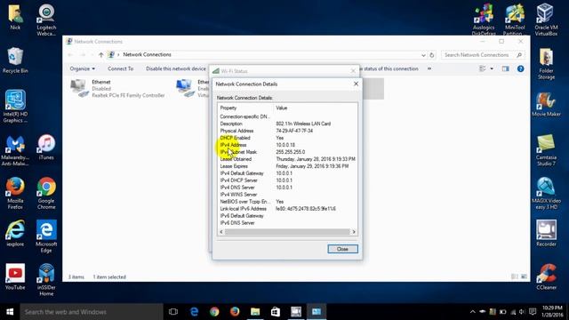 How to find your IP Address & What is my IP - Windows 10 & 8.1 - Minecraft IP Address - Find IP FAS смотреть онлайн