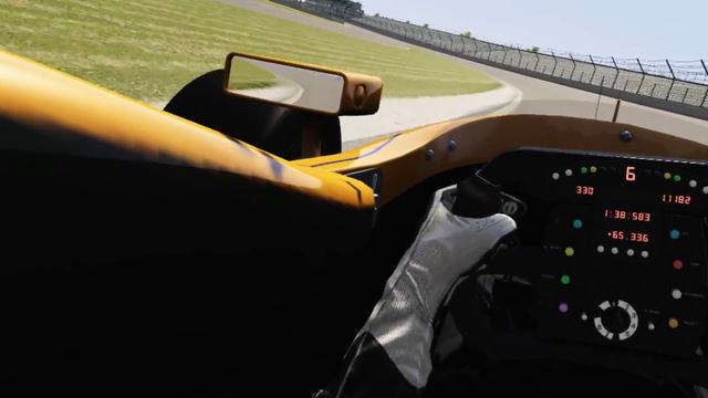 Assetto Corsa | In The Driver's Eyes at Indianapolis Motor Speedway in the DW-12 (VR) смотреть онлайн