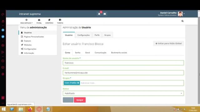 [ TUTORIAL HUMHUB Parte 2 ] - Adicionando usuários à sua INTRANET | Passo a Passo смотреть онлайн
