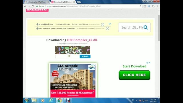 How to fix .DLL error D3DCompiler_47.dll is missing problem solved 100 % working. смотреть онлайн