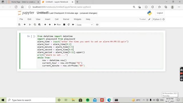 How To Make An Alarm Clock With Python | Python | codeHub | Easy Python Projects for beginners смотреть онлайн