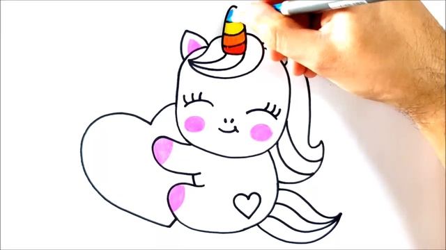 HOW TO DRAW A UNICORN EASY смотреть онлайн