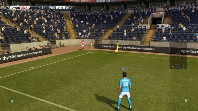 Первый матч и первый человек - Pro Evolution Soccer 2013 смотреть онлайн