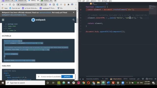 Introduction à Webpack - Partie 1 смотреть онлайн