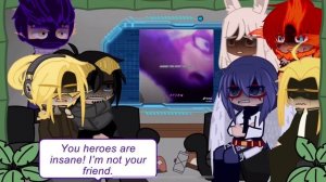 Pro Hero’s React To Aizawa / + Kurogiri / EraserMic / Manga Spoilers / MHA / GCRV /