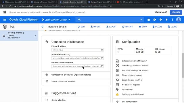 How to connect a CloudSQL instance with ONLY Private IP? смотреть онлайн
