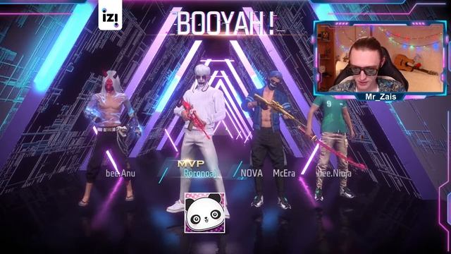 Стрим Free Fire IZI Booyah! Турниры, промокоды, розыгрыши Фри Фаер! смотреть онлайн