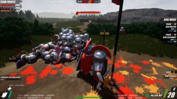 TESTUDO Formation vs Barbarians is Invincible in Shield Wall Battle Simulator! (Shieldwall Game)