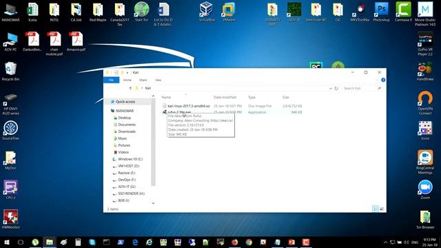 Создание Live USB с Linux KALI на UEFI Firmware смотреть онлайн