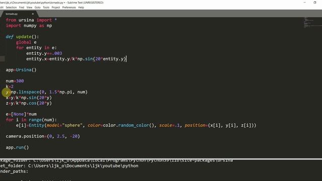 Creating a 3D Tornado Animation in Python смотреть онлайн