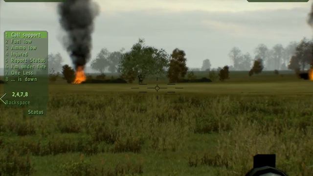 ARMA 2: (2) M1A2's vs (6) T-72's смотреть онлайн