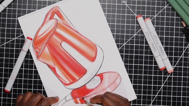 Sketch A Day: How to Draw - Copic Marker Tips (Kettle) смотреть онлайн
