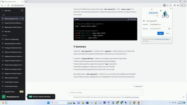 python argparse add argument