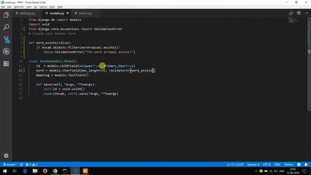 Django Models | Custom Validators смотреть онлайн