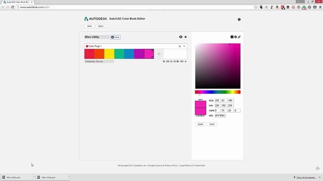 Creating a Custom AutoCAD Color Book for Miss Utility Markings смотреть онлайн