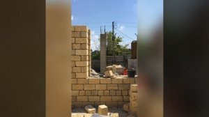 Облицовочная кладка ракушечника