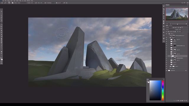 Blender to Concept Art Process смотреть онлайн