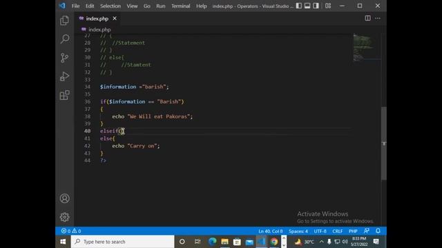 Learn PHP IF/ELSE Statements | Decision Making Statements ?? | Asad Ali | Urdu Hindi Tutorial #05 ✅ смотреть онлайн