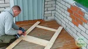 Складные строительные козлы своими руками из поддонов.