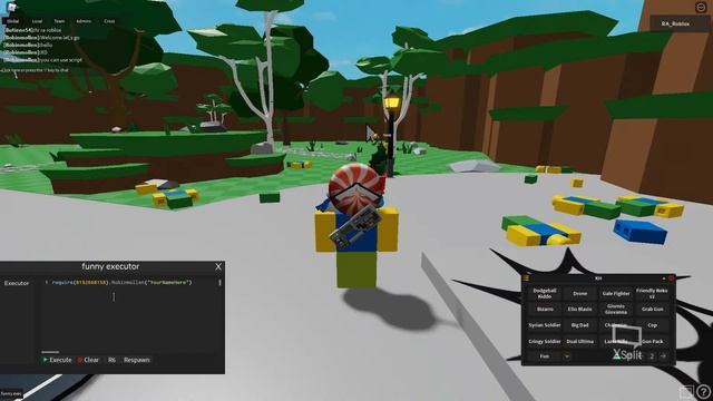 Roblox Require Script Funny Executor New Update смотреть онлайн