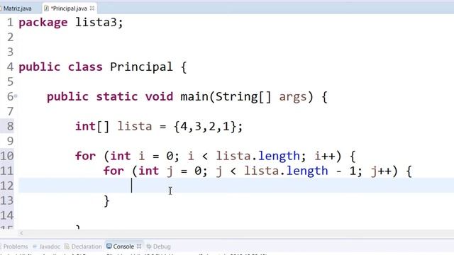 Como colocar uma lista em ordem crescente - Java смотреть онлайн
