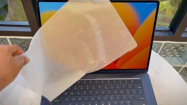 MacBook Air 15.3-inch 2023, (256GB+8GB Ram), Midnight#unboxingvideos #macbook #macbookair15 #m2chip