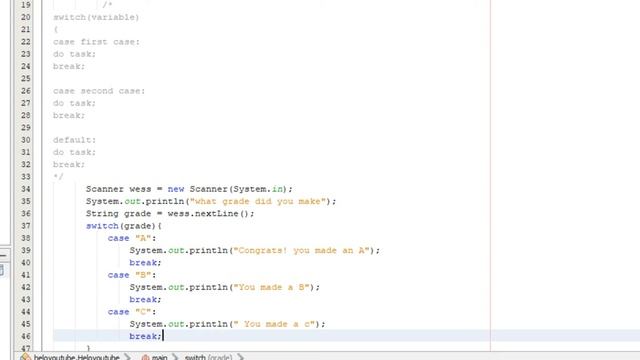 Java for absolute beginners # 10 - Switch Statement смотреть онлайн