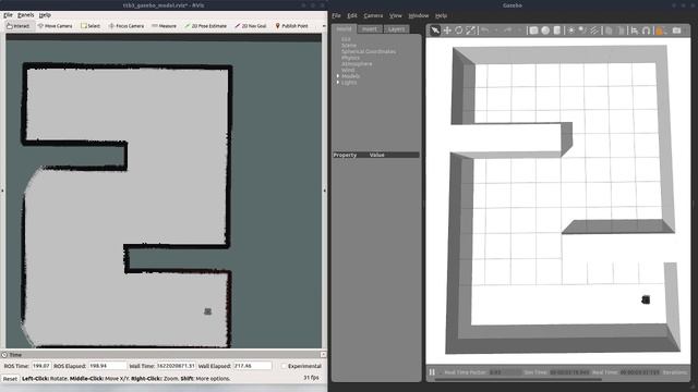 Demo Map 2 - Autonomous Navigation and Mapping - Turtlebot 3 - ROS Python смотреть онлайн