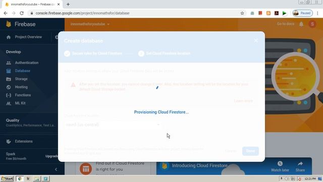 Contact Number verification Via OTP : #Part 3 Setting up Firebase смотреть онлайн