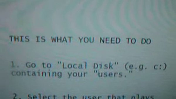 LOST CALL OF DUTY 4 PLAYER PROFILE VISTA PC