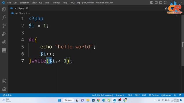 DO While Loop in PHP in Hindi смотреть онлайн