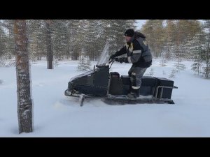 Бюджетный снегоход за 80₽/ LIFAN-16л.с./ первый выезд