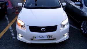 Работа LED ламп TOYOTA AXIO