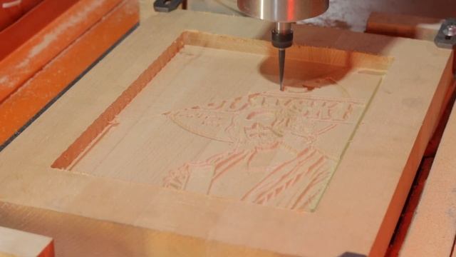 3d фрезеровка бука на фрезерном станке хобби-класса cutter HM смотреть онлайн
