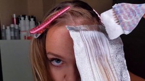 Airtouch на себе, в домашних условиях. Крашу свои волосы. Dye my hair.