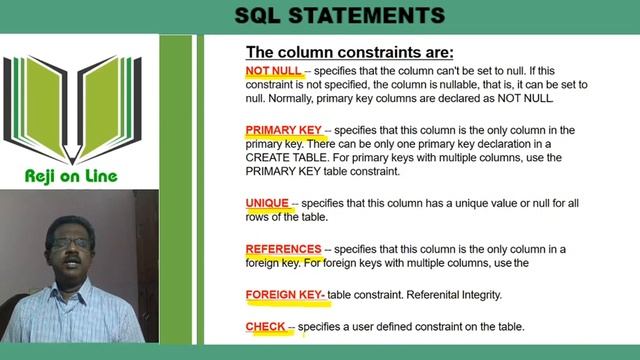 SQL Statement| CREATE TABLE | PRIMARY KEY & FOREIGN KEY|SQL#1 | MALAYALAM TUTORIAL | BY REJIMON V смотреть онлайн