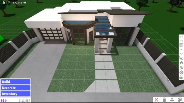 25K!BLOXBURG: MODERN HOUSEBUILD; NO GAMEPASS!!