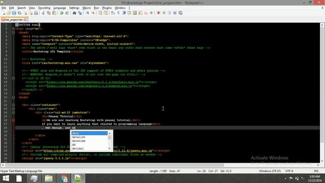 Bootstrap Tutorial Part 7 Create a Nice Jumbotron with Bootstrap смотреть онлайн